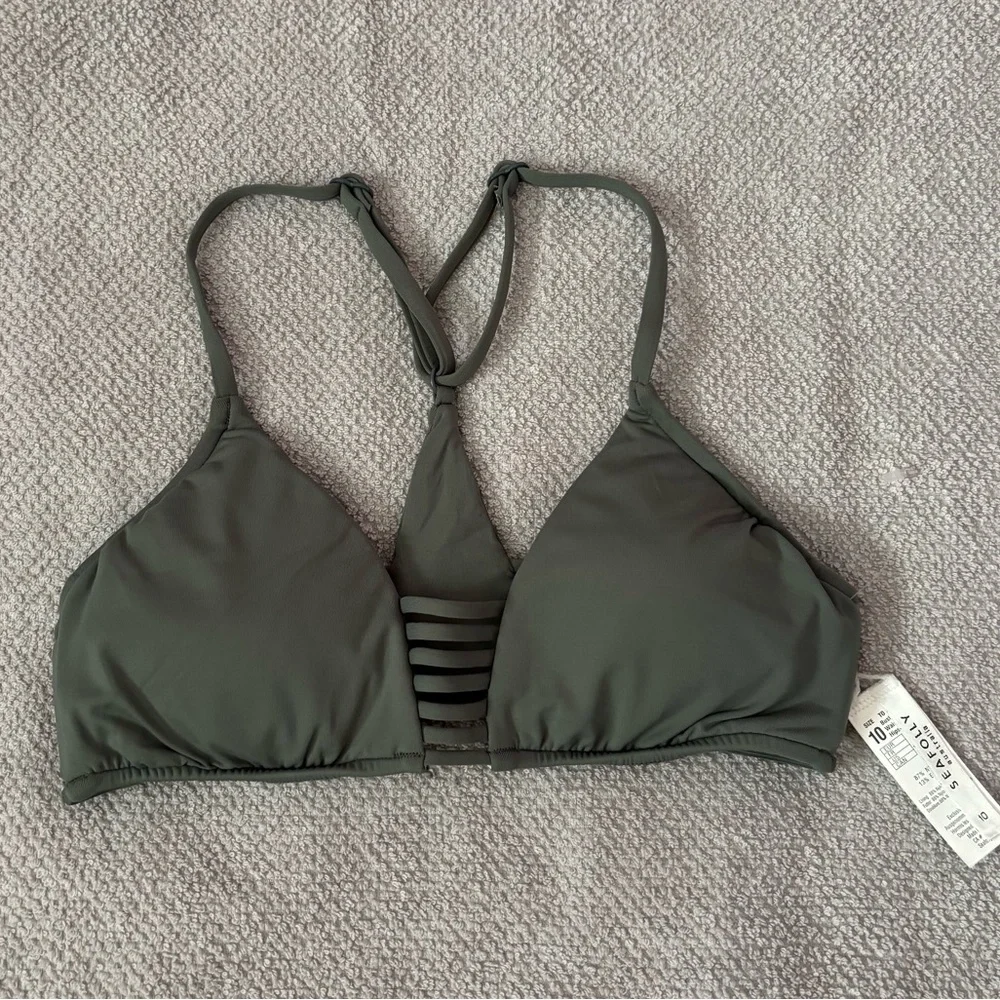 Seafolly Bikini Top Sz 10 NWOT | Seafolly Bikini | Bikini Top | Beach Bikini - - Picture 4 of 7
